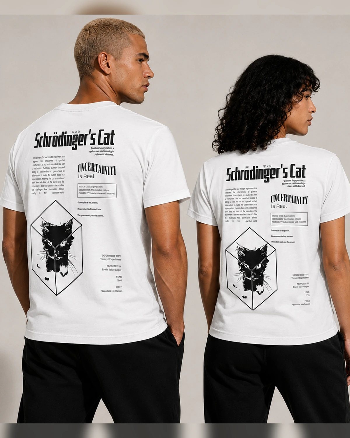 Gato de Shrodinger en blanco