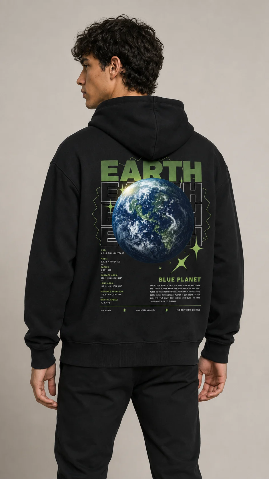 Earth: Hombre, espalda