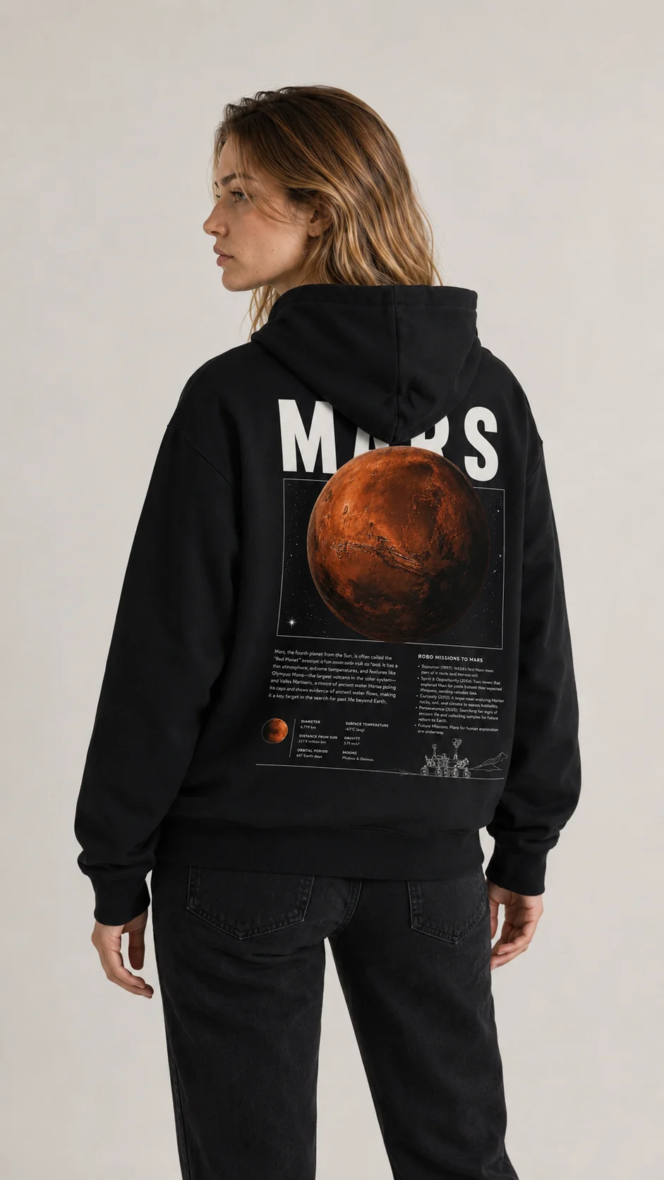 Mars: Mujer, espalda