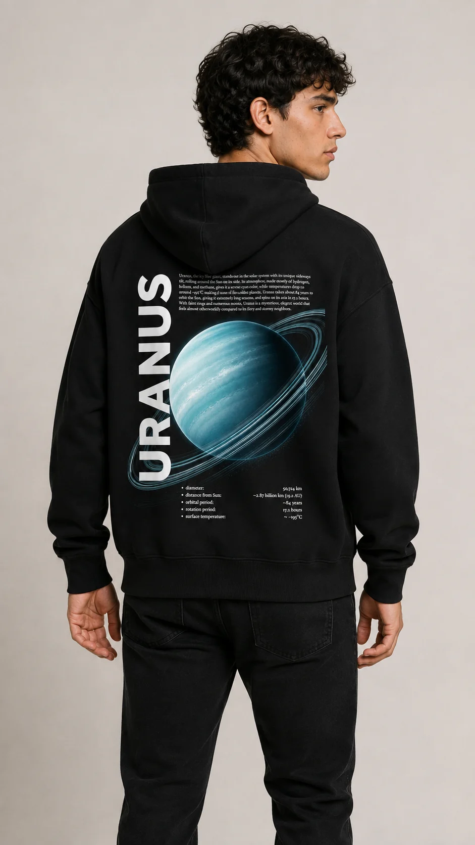 Uranus: Hombre, espalda
